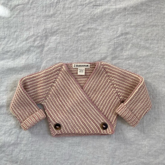 Misha And Puff Other - Misha and Puff Layette Cardigan SZ 0-6 Mo